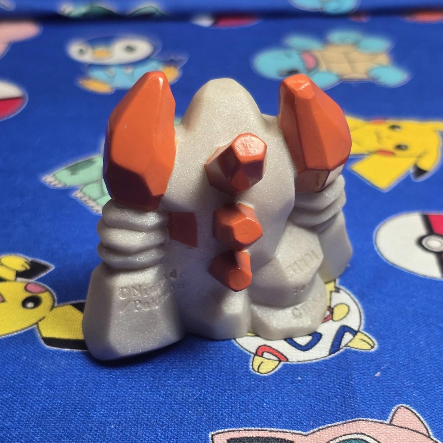 Pokemon Regirock Metallic Figure Finger Puppet 2004 Nintendo Bandai Vintage USA