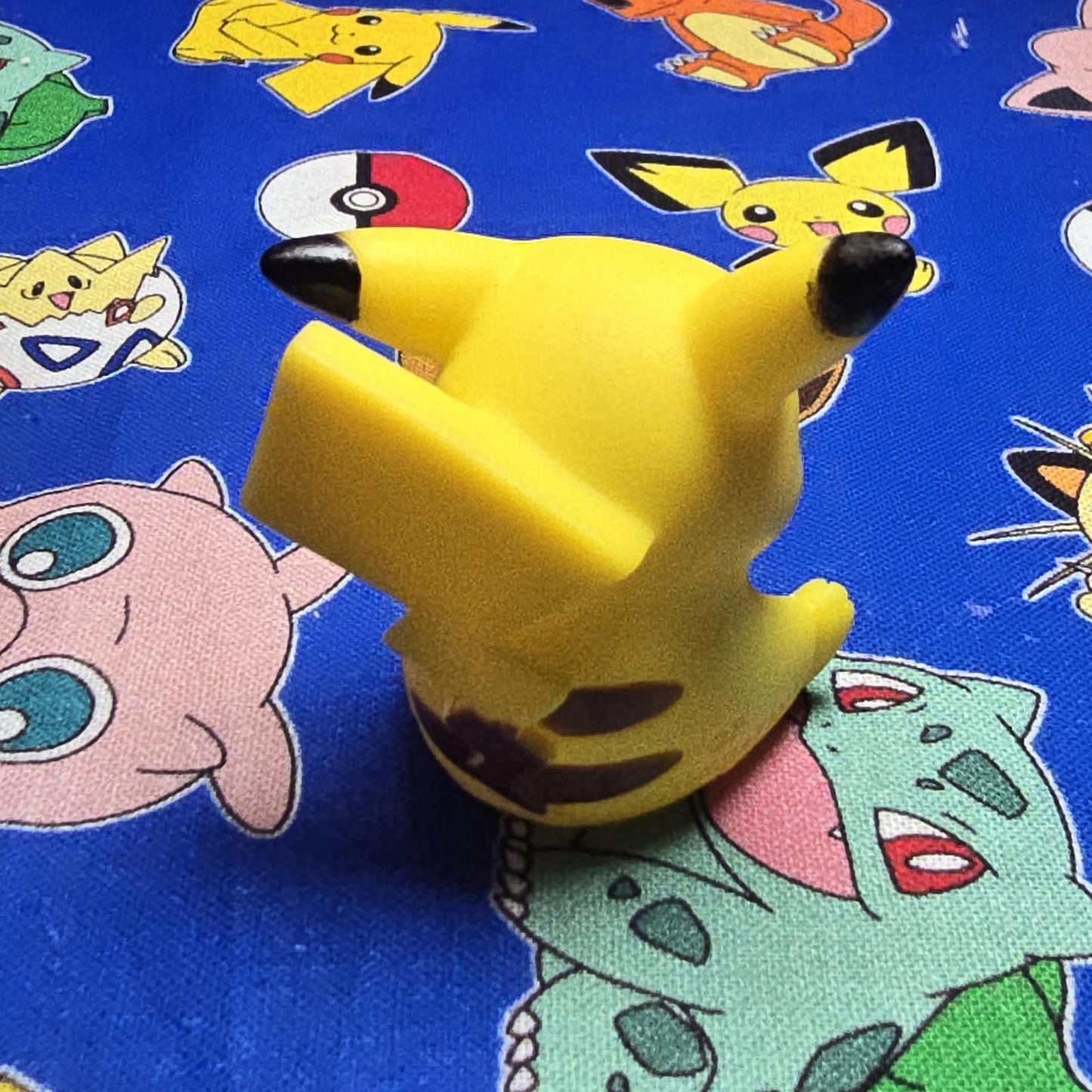 Pokemon Pikachu Figure Finger Puppet 2002 Nintendo Bandai PVC Vintage Japan USA