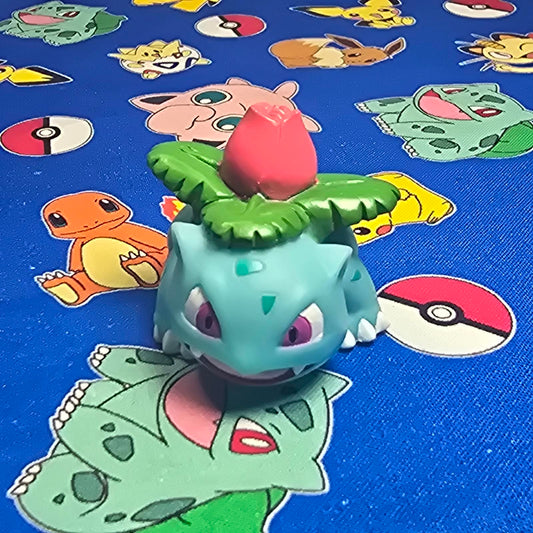 Pokemon Ivysaur Figure Finger Puppet 2004 Nintendo Bandai PVC Vintage Japan USA