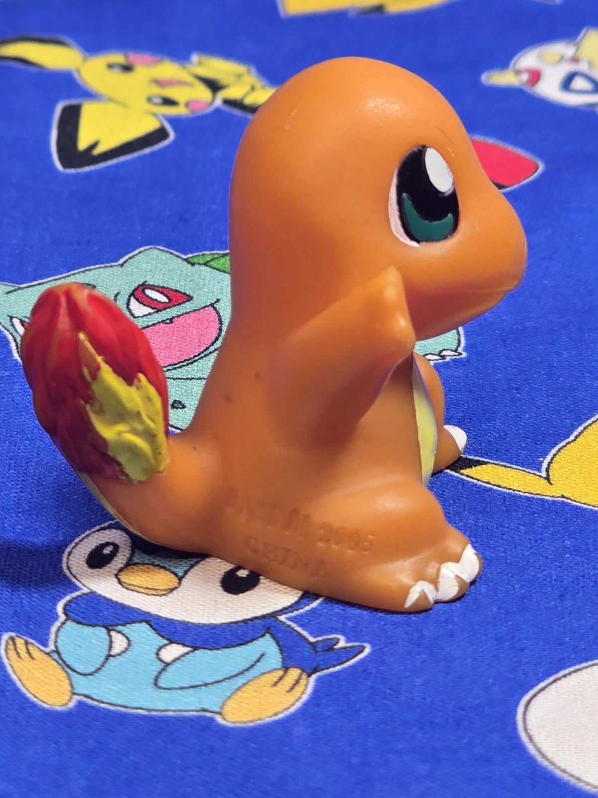 Pokemon Charmander Figure Finger Puppet 2005 Nintendo Bandai Vintage Japan USA