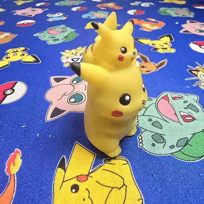Pokemon Pikachu Figure Finger Puppet 1998 Nintendo Bandai PVC Vintage Japan USA