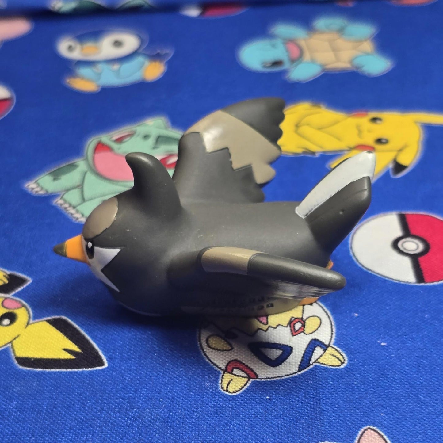 Pokemon Staravia Figure Finger Puppet 2008 Nintendo Bandai PVC Japan US Seller