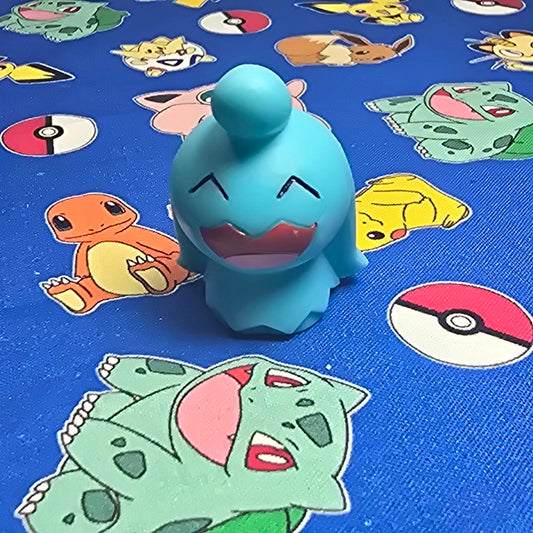 Pokemon Wynaut Figure Finger Puppet 2002 Nintendo Bandai PVC Vintage Japan USA