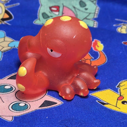 Pokemon Octillery Clear Figure Finger Puppet 2000 Nintendo Bandai PVC Japan USA
