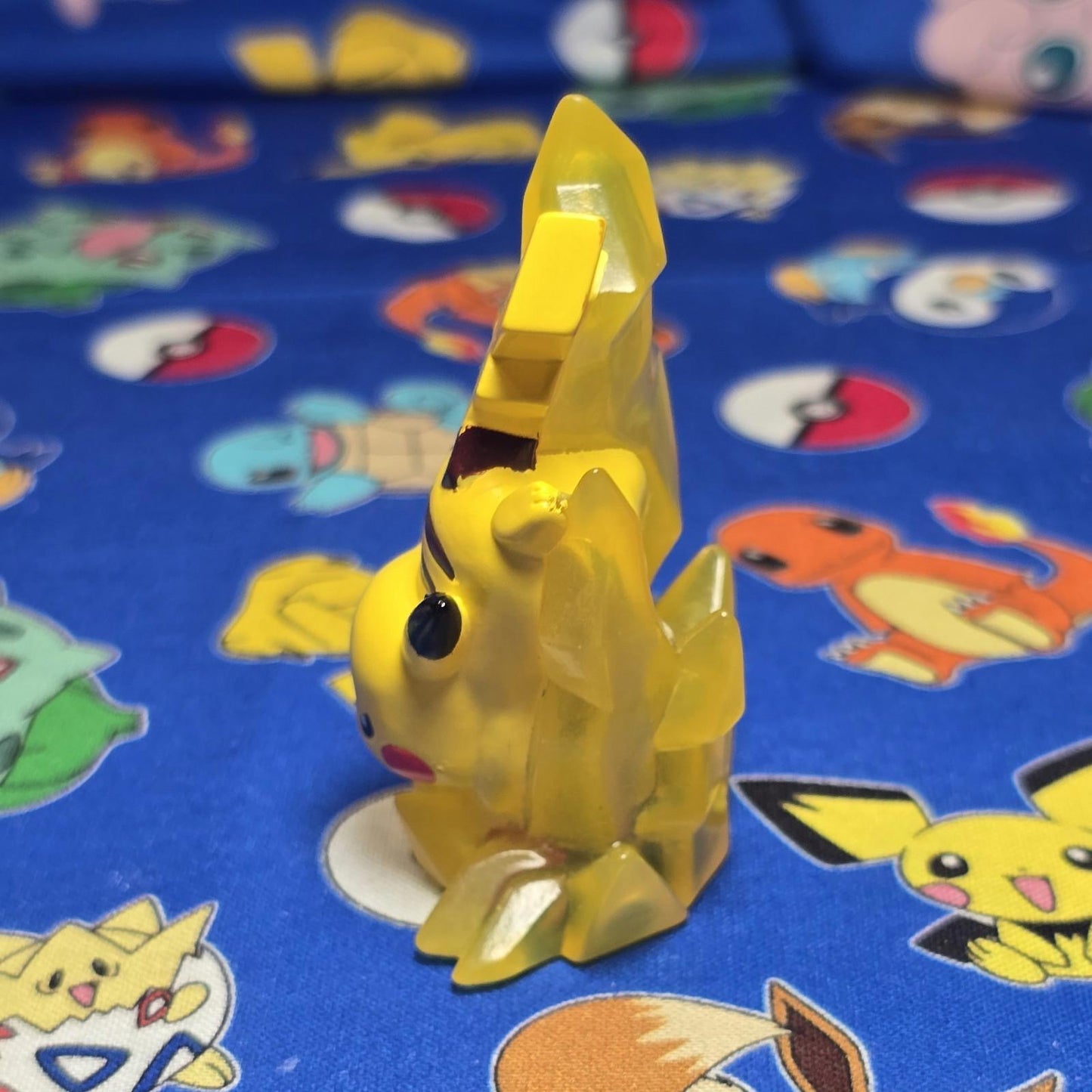 Pokemon Pikachu Thunderbolt Figure Finger Puppet 2021 Nintendo Bandai Japan USA
