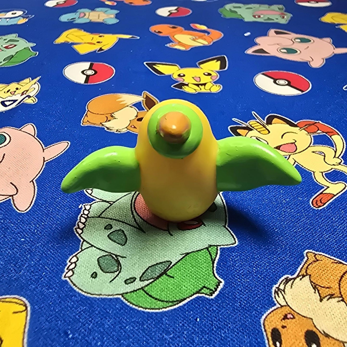 Pokemon Weepinbell Red Figure Finger Puppet 1996 Nintendo PVC Bandai Vintage USA