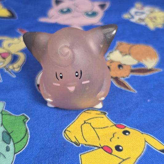Pokemon Clefairy Clear Figure Finger Puppet 1996 Nintendo Bandai PVC Japan USA