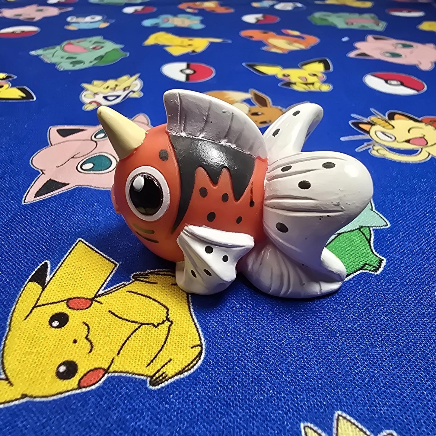 Pokemon Seaking Figure Finger Puppet 1997 Bandai Nintendo PVC Vintage USA Seller