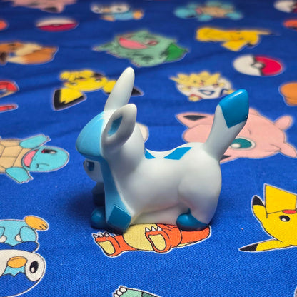 Pokemon Glaceon Figure Finger Puppet 2010 Nintendo Bandai PVC Japan USA Seller