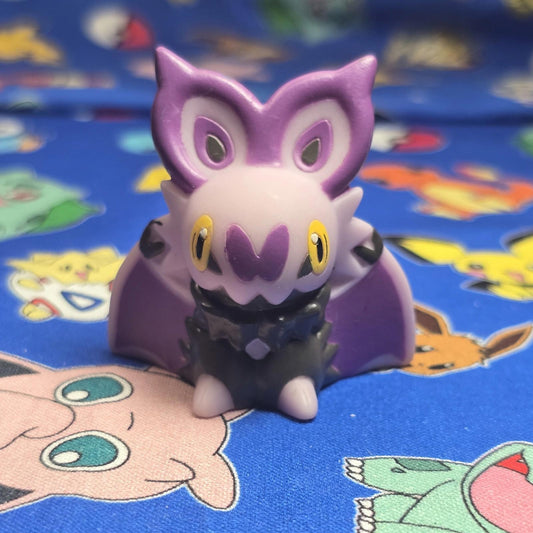 Pokemon Noibat Figure Finger Puppet 2014 Nintendo Bandai PVC Vintage Japan US