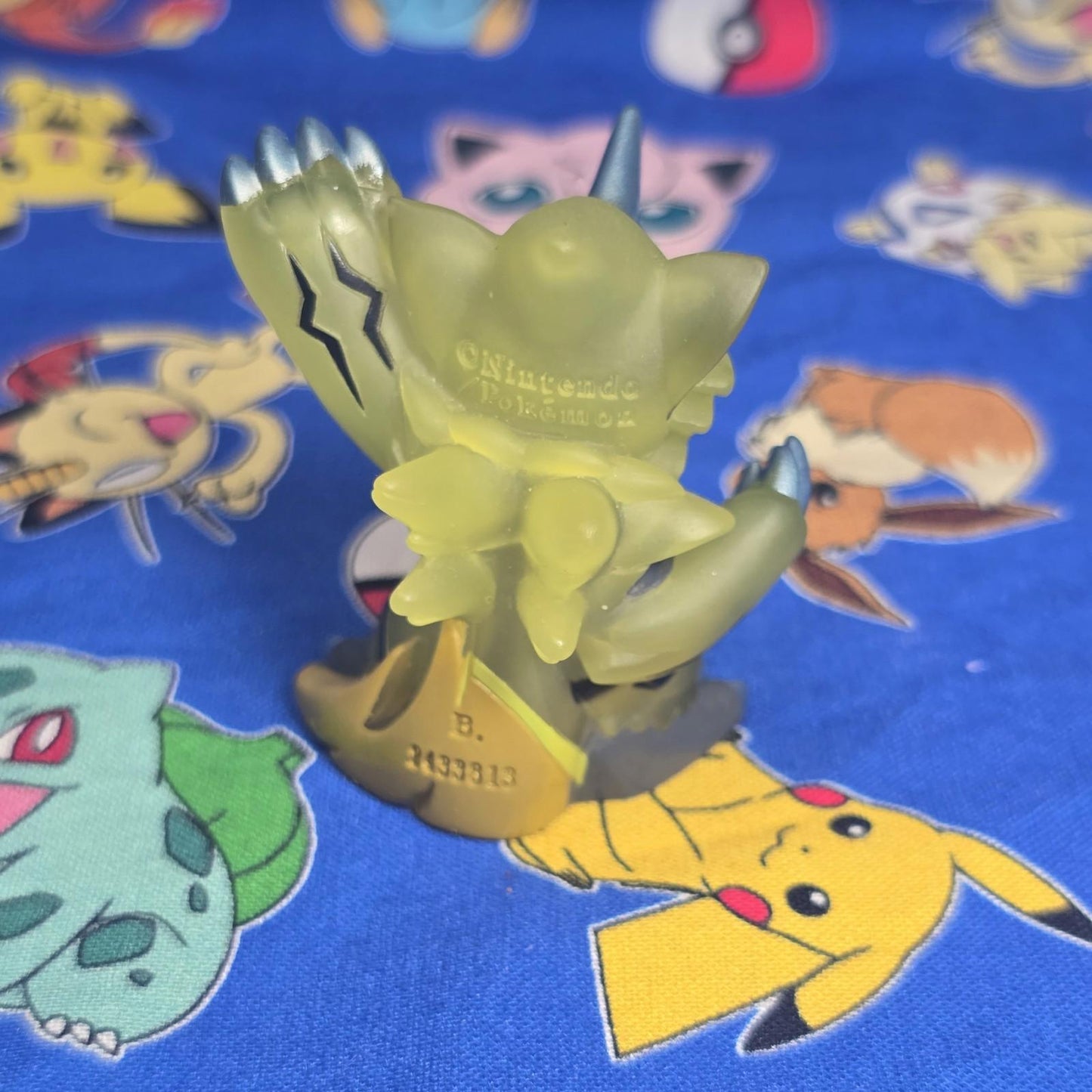 Pokemon Zeraora Clear Figure Finger Puppet 2025 Nintendo Bandai Japan USA Seller