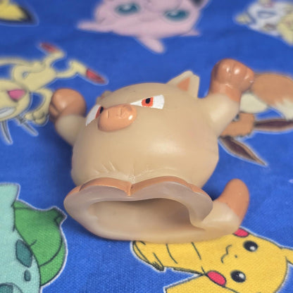 Pokemon Mankey Clear Figure Finger Puppet 1997 Nintendo Bandai Vintage Japan USA