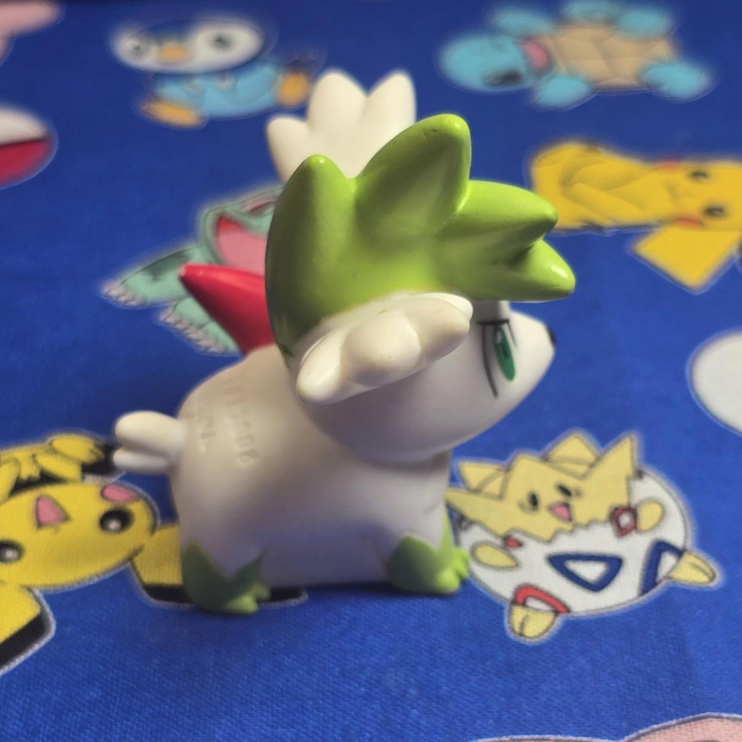 Pokemon Shaymin Sky Figure Finger Puppet 2008 Nintendo Bandai Japan USA Seller