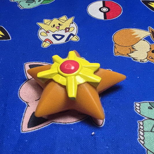 Pokemon Staryu Figure Finger Puppet 1997 Bandai Nintendo PVC Vintage Japan USA