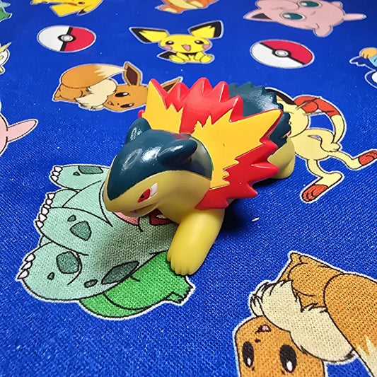 Pokemon Typhlosion Figure Finger Puppet 2009 Nintendo Bandai PVC Japan US Seller