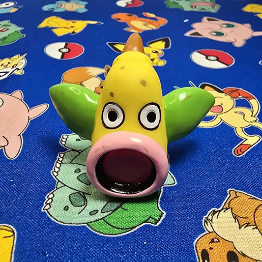 Pokemon Weepinbell Pink Figure Finger Puppet 1996 Nintendo PVC Bandai Vintage US