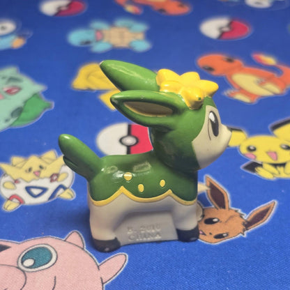 Pokemon Deerling Summer Fall Figure Finger Puppet 2010 Nintendo Bandai Japan USA