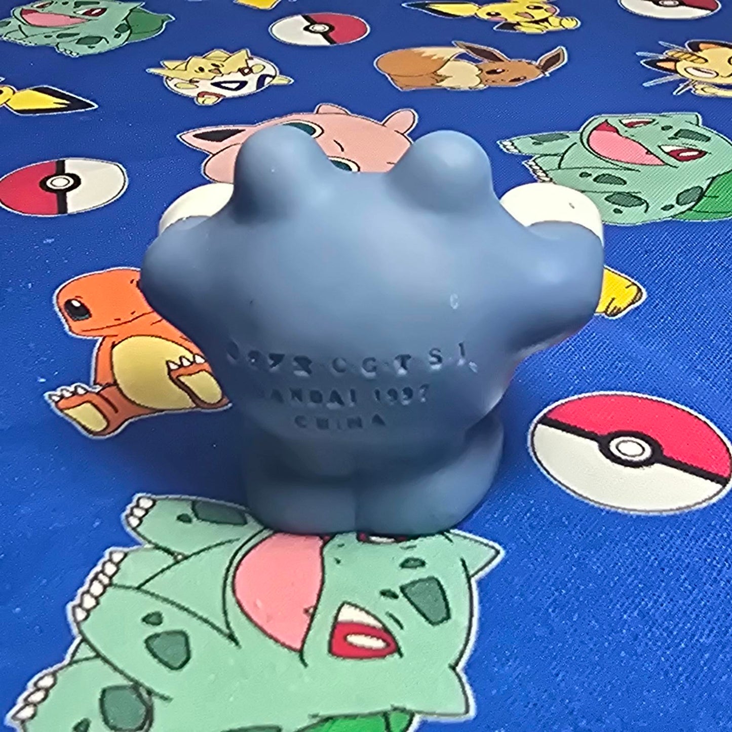 Pokemon Poliwrath Figure Finger Puppet 1997 Bandai Nintendo PVC Vintage Japan US