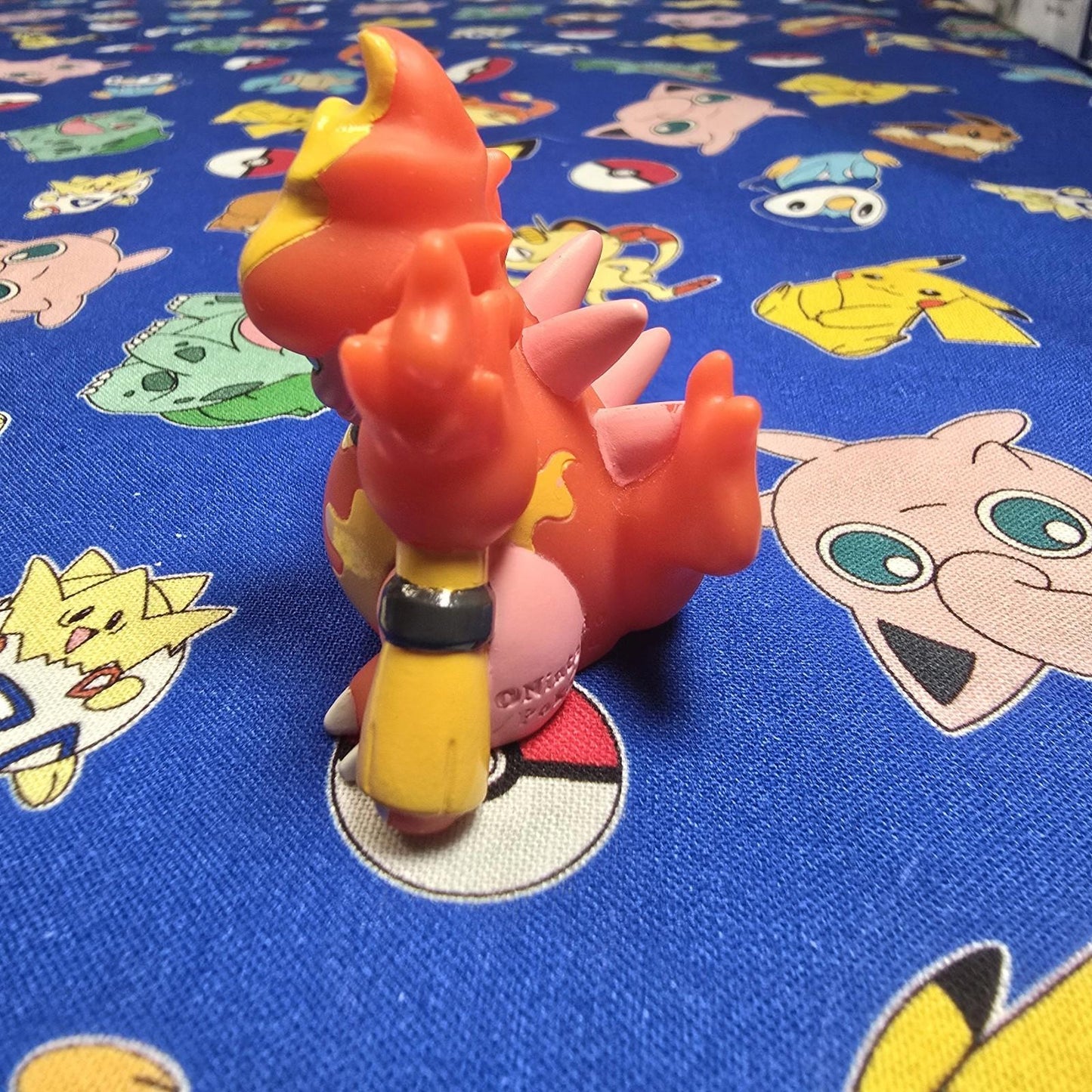Pokemon Magmortar Figure Finger Puppet 2007 Nintendo Bandai PVC Japan USA Seller