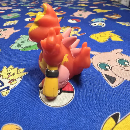 Pokemon Magmortar Figure Finger Puppet 2007 Nintendo Bandai PVC Japan USA Seller
