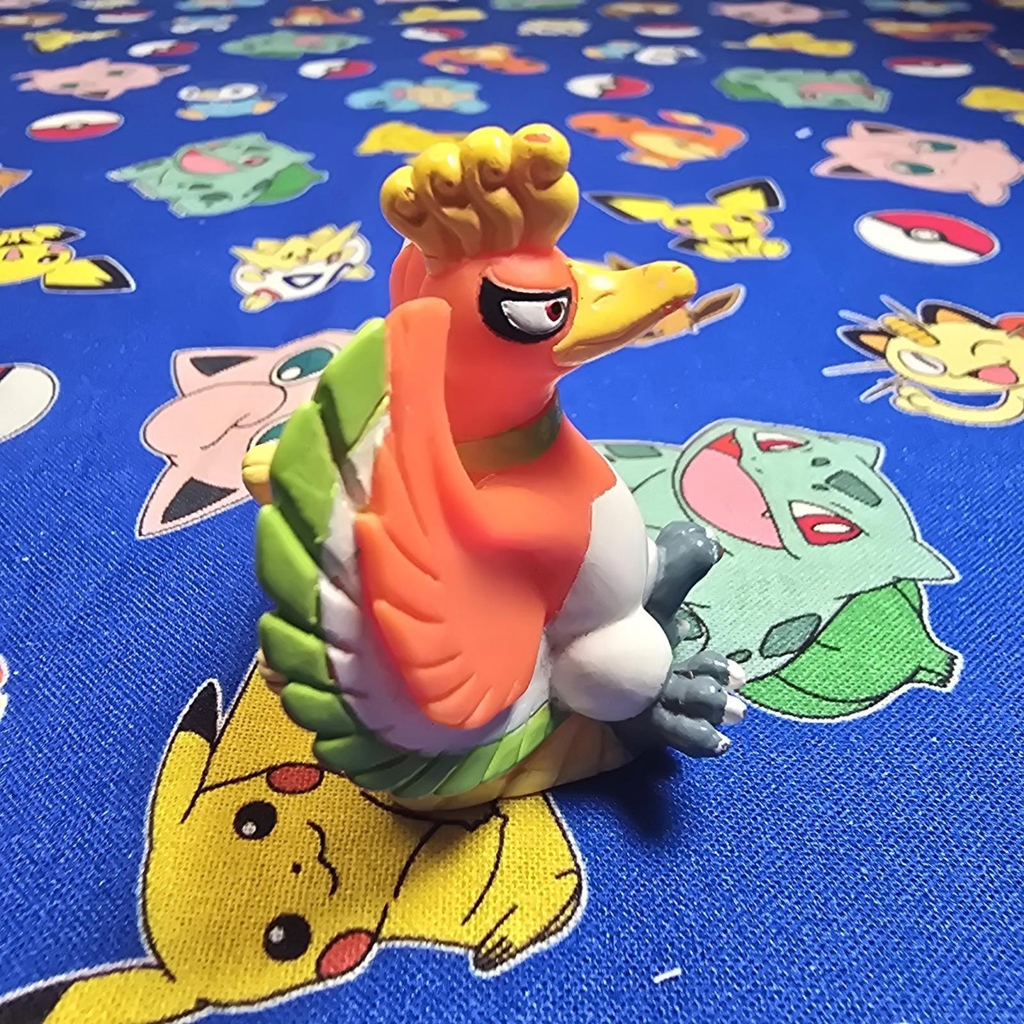 Pokemon Ho-oh Figure Finger Puppet 2001 Nintendo Bandai Vintage Japan USA Seller