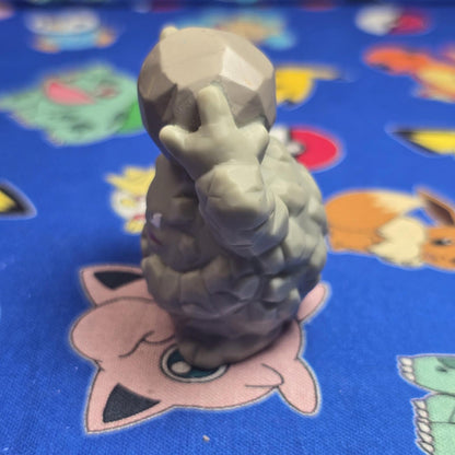 Pokemon Graveler Figure Finger Puppet 2006 Nintendo Bandai PVC Vintage Japan USA