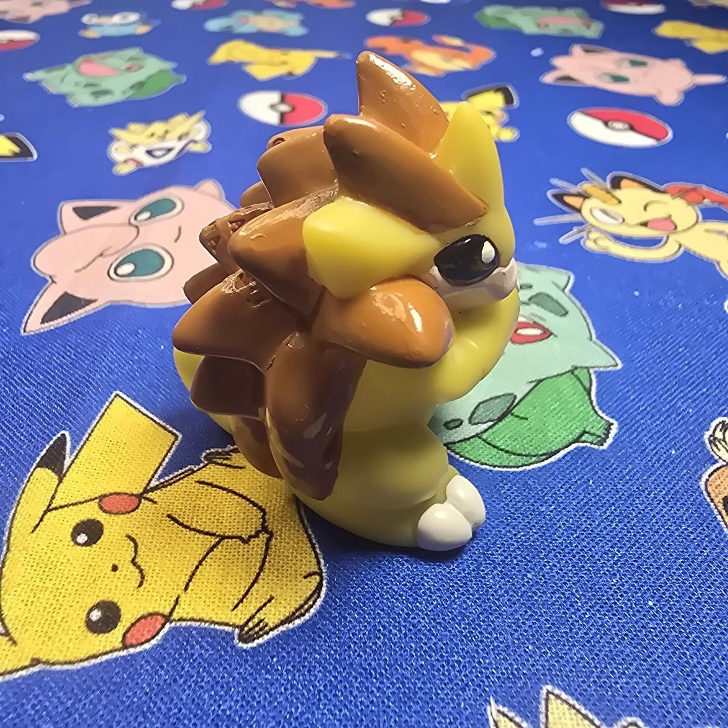 Pokemon Sandslash Dark Figure Finger Puppet 1997 Bandai Nintendo PVC Vintage USA