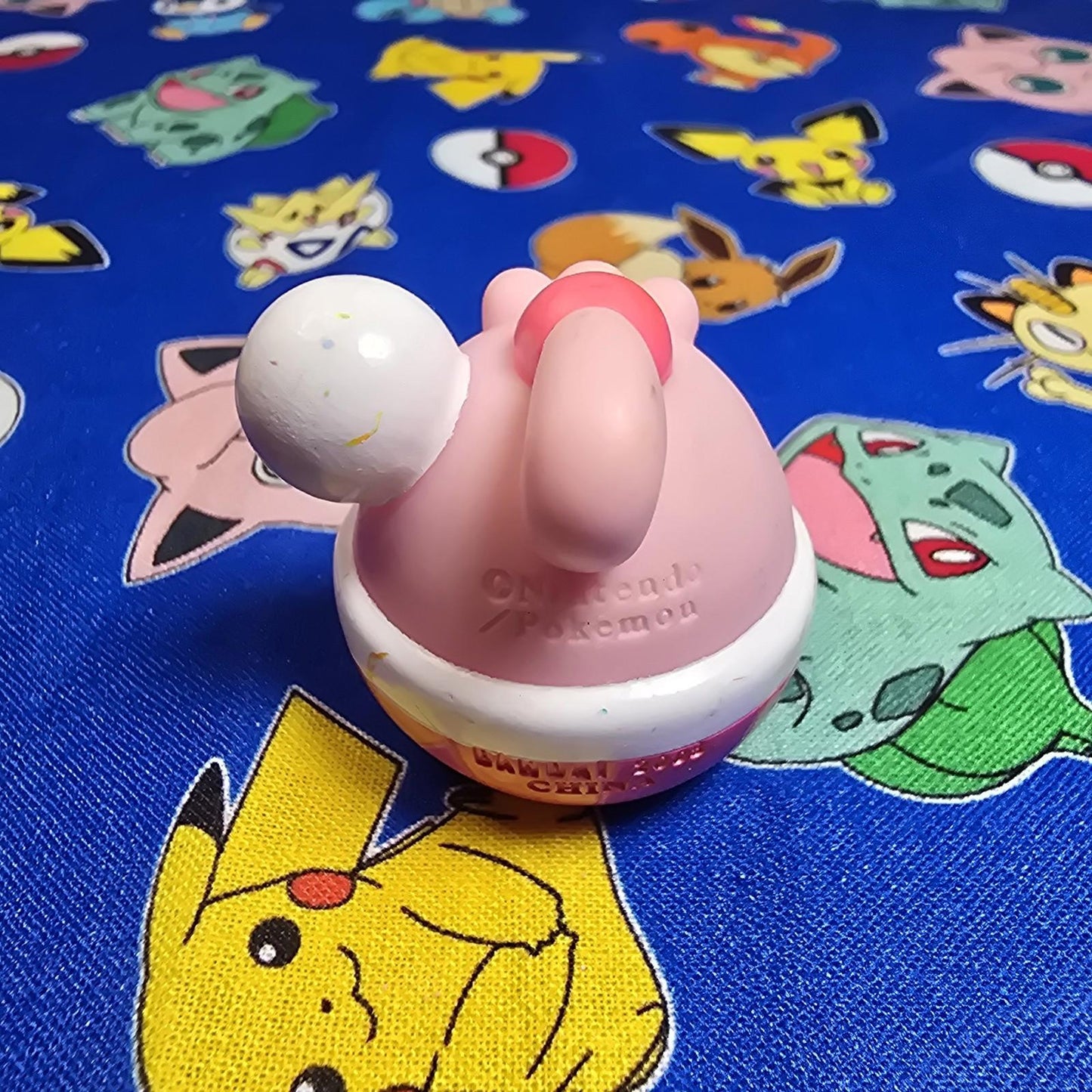 Pokemon Happiny Figure Finger Puppet 2008 Nintendo Bandai PVC Japan USA Seller