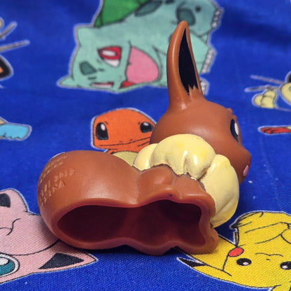 Pokemon Eevee Figure Finger Puppet 2012 Nintendo Bandai PVC Japan USA Seller
