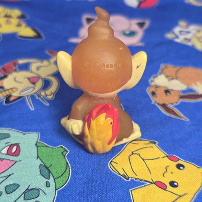 Pokemon Chimchar Clear Figure Finger Puppet 2006 Nintendo Bandai PVC Japan USA