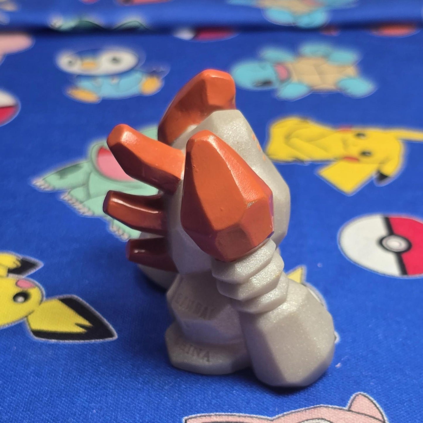 Pokemon Regirock Metallic Figure Finger Puppet 2004 Nintendo Bandai Vintage USA