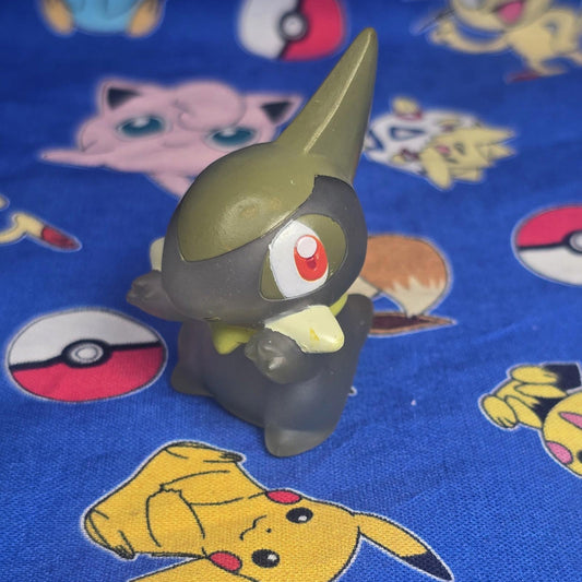 Pokemon Axew Clear Figure Finger Puppet 2010 Nintendo Bandai PVC Japan US Seller
