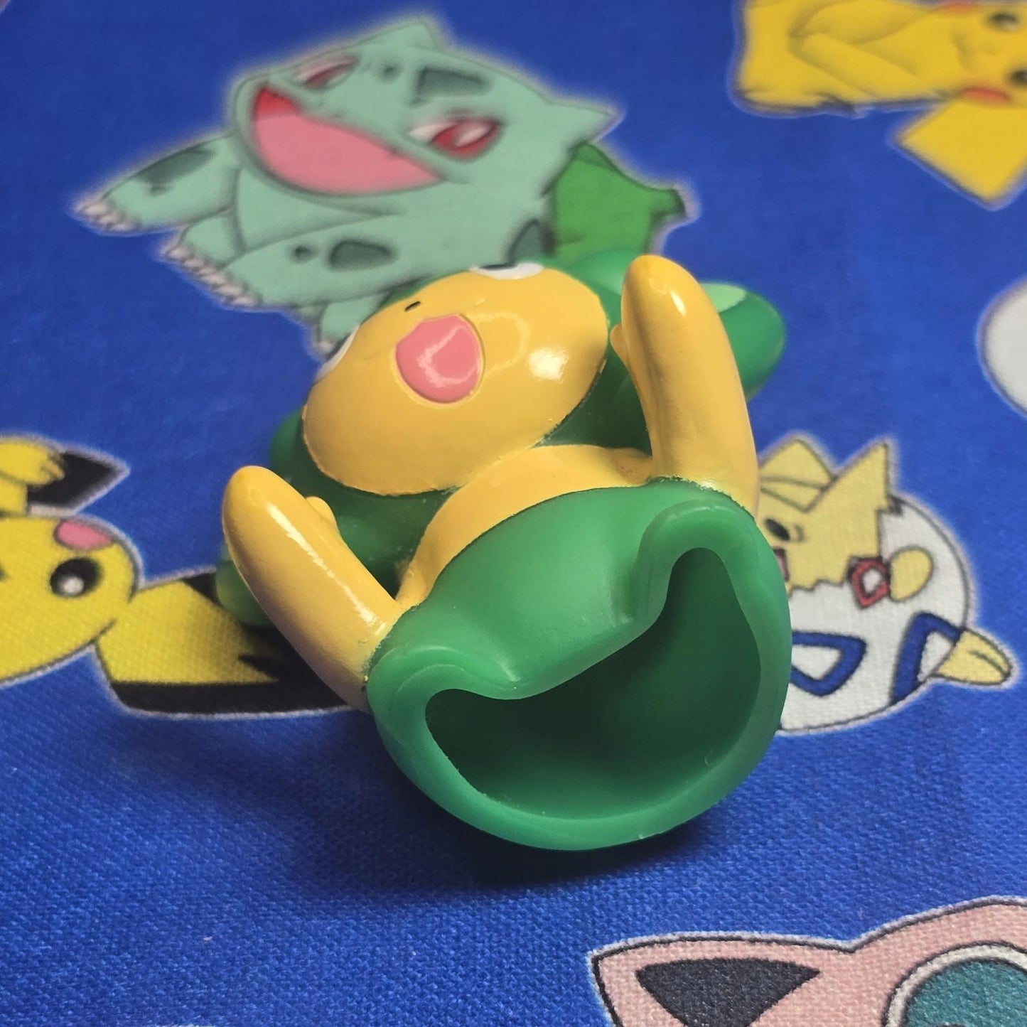 Pokemon Pansage Figure Finger Puppet 2010 Nintendo Bandai PVC Japan USA Seller