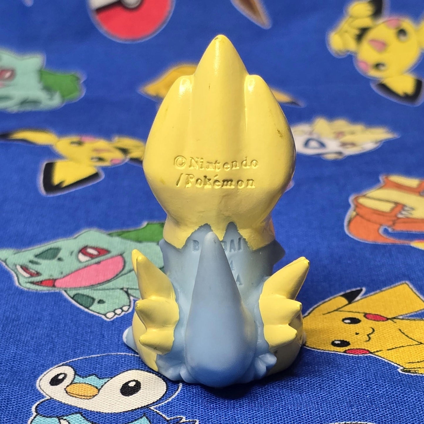 Pokemon Manectric Figure Finger Puppet 2004 Nintendo Bandai PVC Vintage Japan US