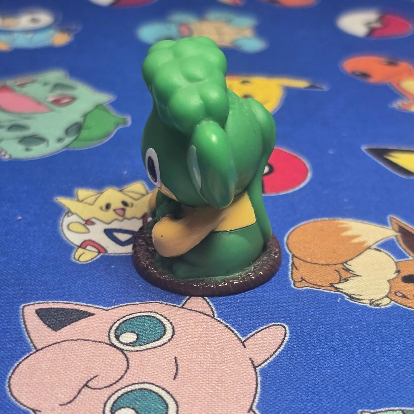 Pokemon Pansage Figure Finger Puppet 2011 Nintendo Bandai PVC Japan USA Seller