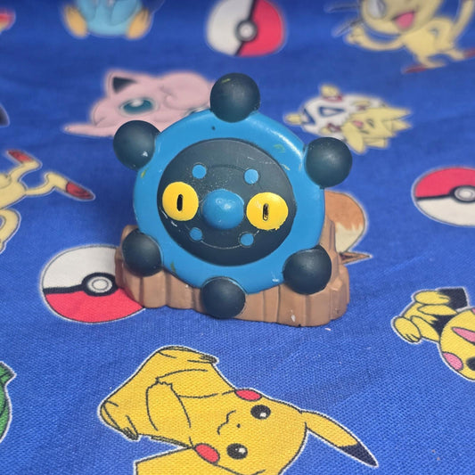 Pokemon Bronzor Clear Figure Finger Puppet 2007 Nintendo Bandai Japan USA Seller