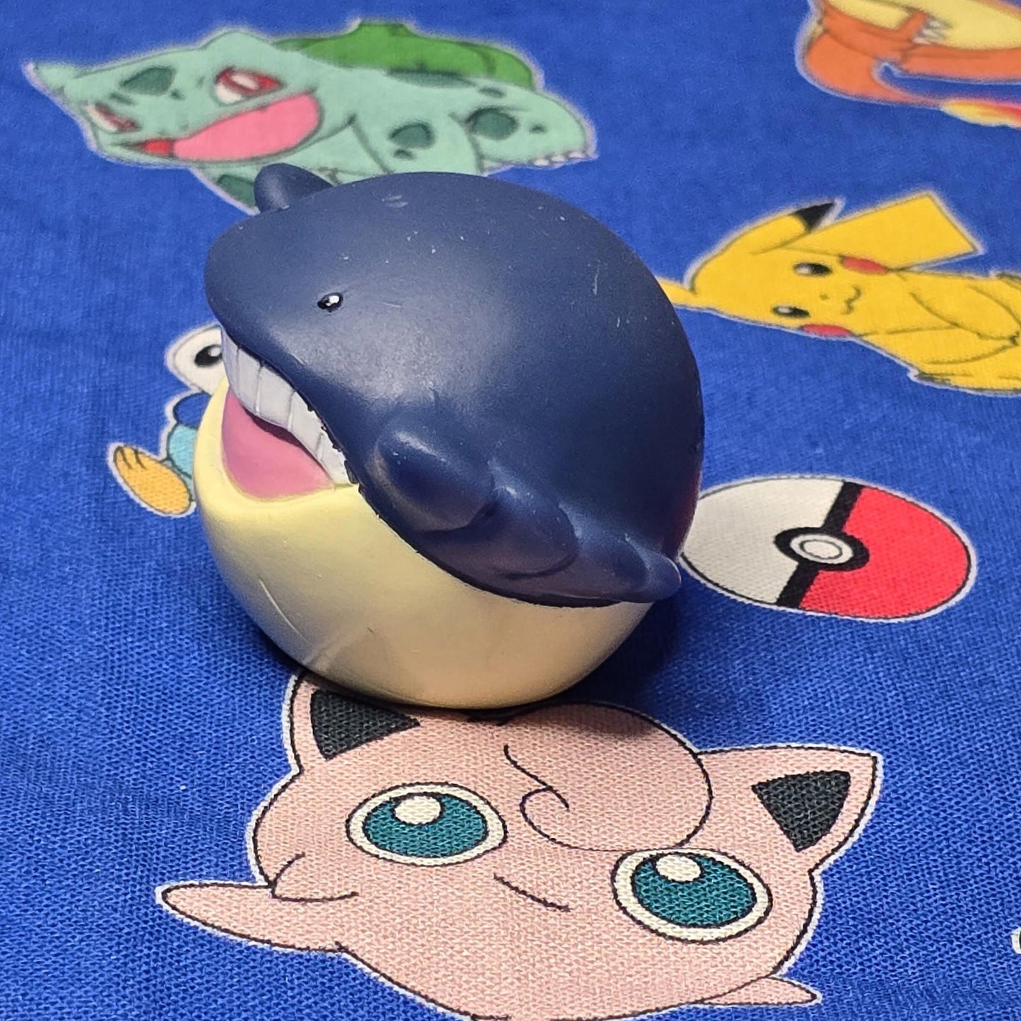 Pokemon Wailmer Figure Finger Puppet 2002 Nintendo Bandai Vintage PVC Japan USA