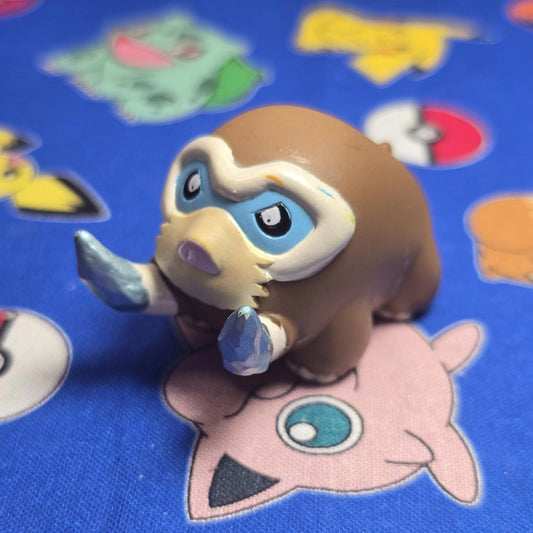 Pokemon Mamoswine Figure Finger Puppet 2009 Nintendo Bandai PVC Japan USA Seller