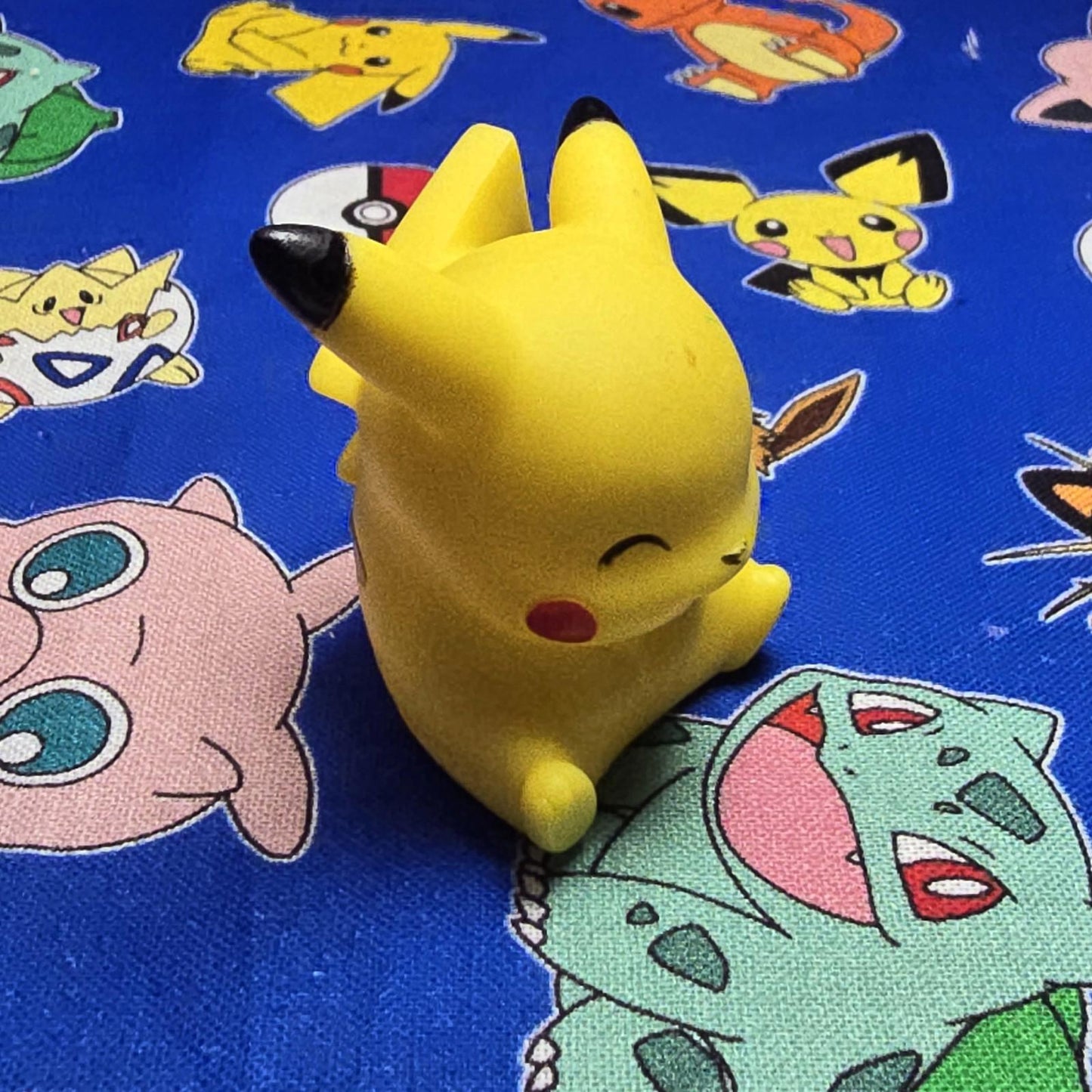 Pokemon Pikachu Figure Finger Puppet 2002 Nintendo Bandai PVC Vintage Japan USA