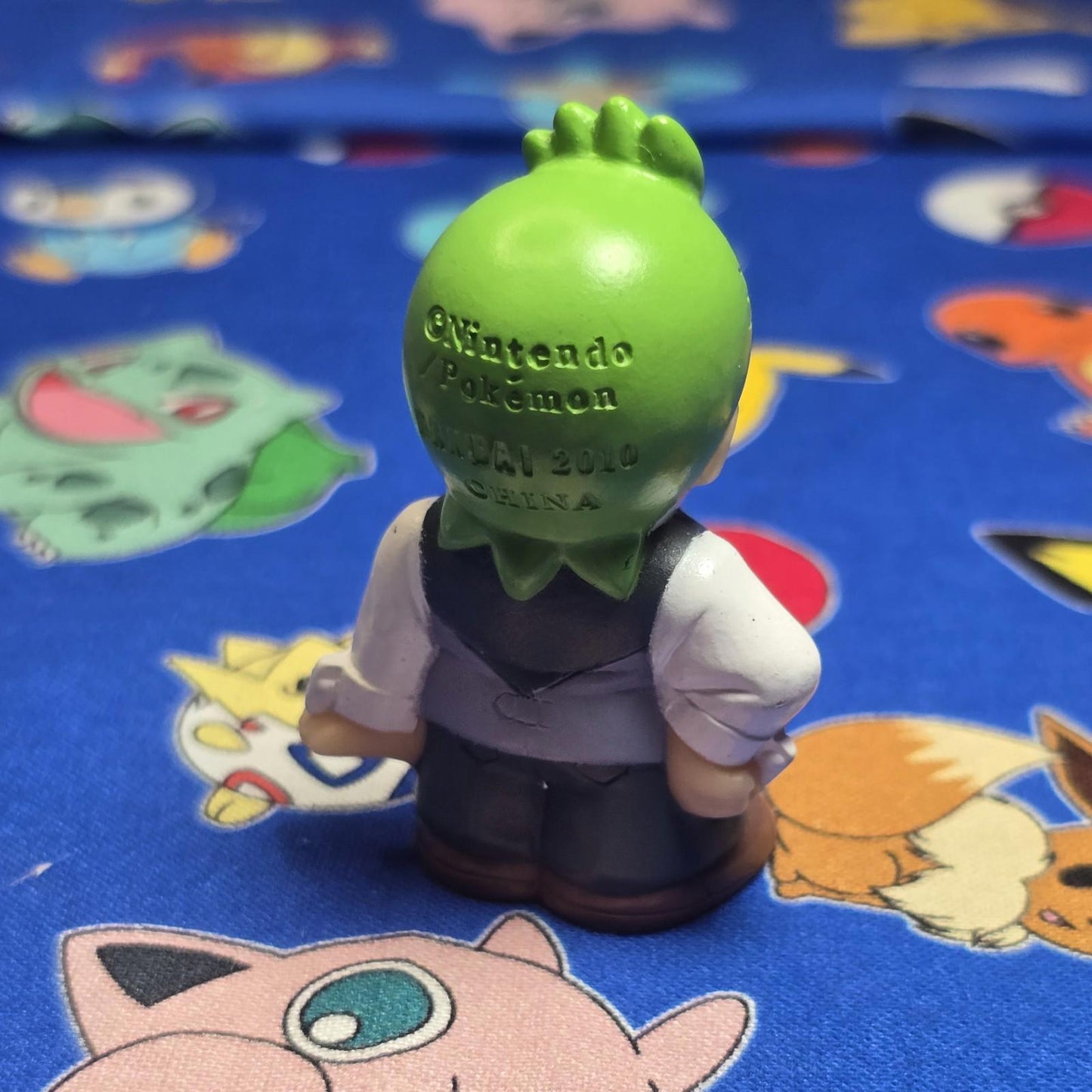 Pokemon Cilan Trainer Figure Finger Puppets 2010 Nintendo Bandai Japan US Seller