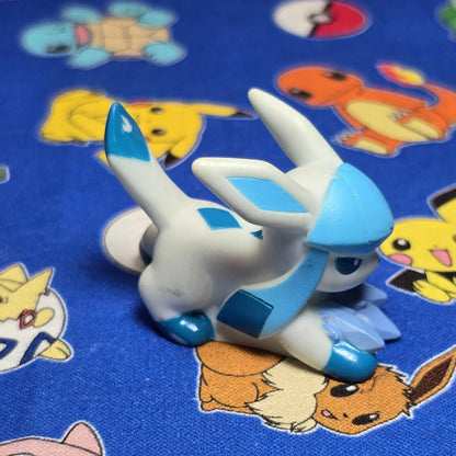 Pokemon Glaceon Figure Finger Puppet 2013 Nintendo Bandai PVC Japan USA Seller