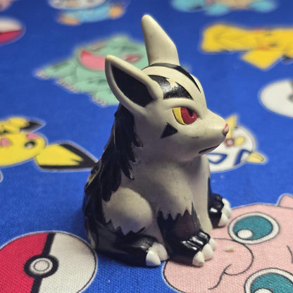 Pokemon Mightyena Figure Finger Puppet 2003 Nintendo Tomy PVC Japan US Seller