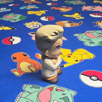 Pokemon Professor Oak Figure Finger Puppet 1998 Nintendo Bandai Vintage Japan US