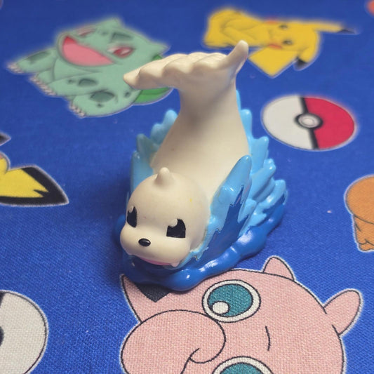 Pokemon Dewgong Figure Finger Puppet 2010 Nintendo Bandai PVC Japan USA Seller