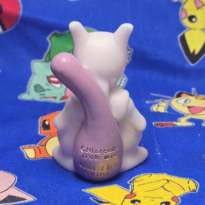 Pokemon Mewtwo Metallic Figure Finger Puppet 2013 Nintendo Bandai PVC Japan USA