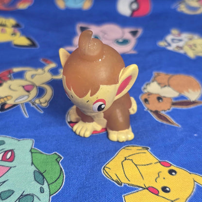 Pokemon Chimchar Clear Figure Finger Puppet 2006 Nintendo Bandai PVC Japan USA