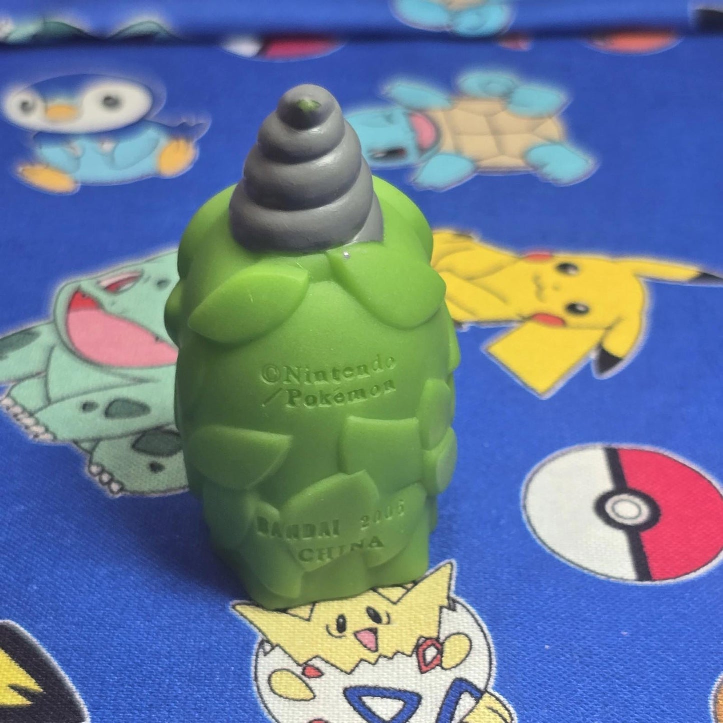 Pokemon Burmy Figure Finger Puppet 2006 Nintendo PVC Japan Bandai USA Seller