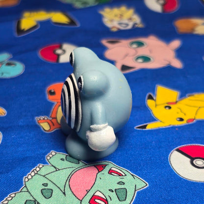 Pokemon Poliwhirl Figure Finger Puppet 1996 Bandai Nintendo PVC Vintage Japan US