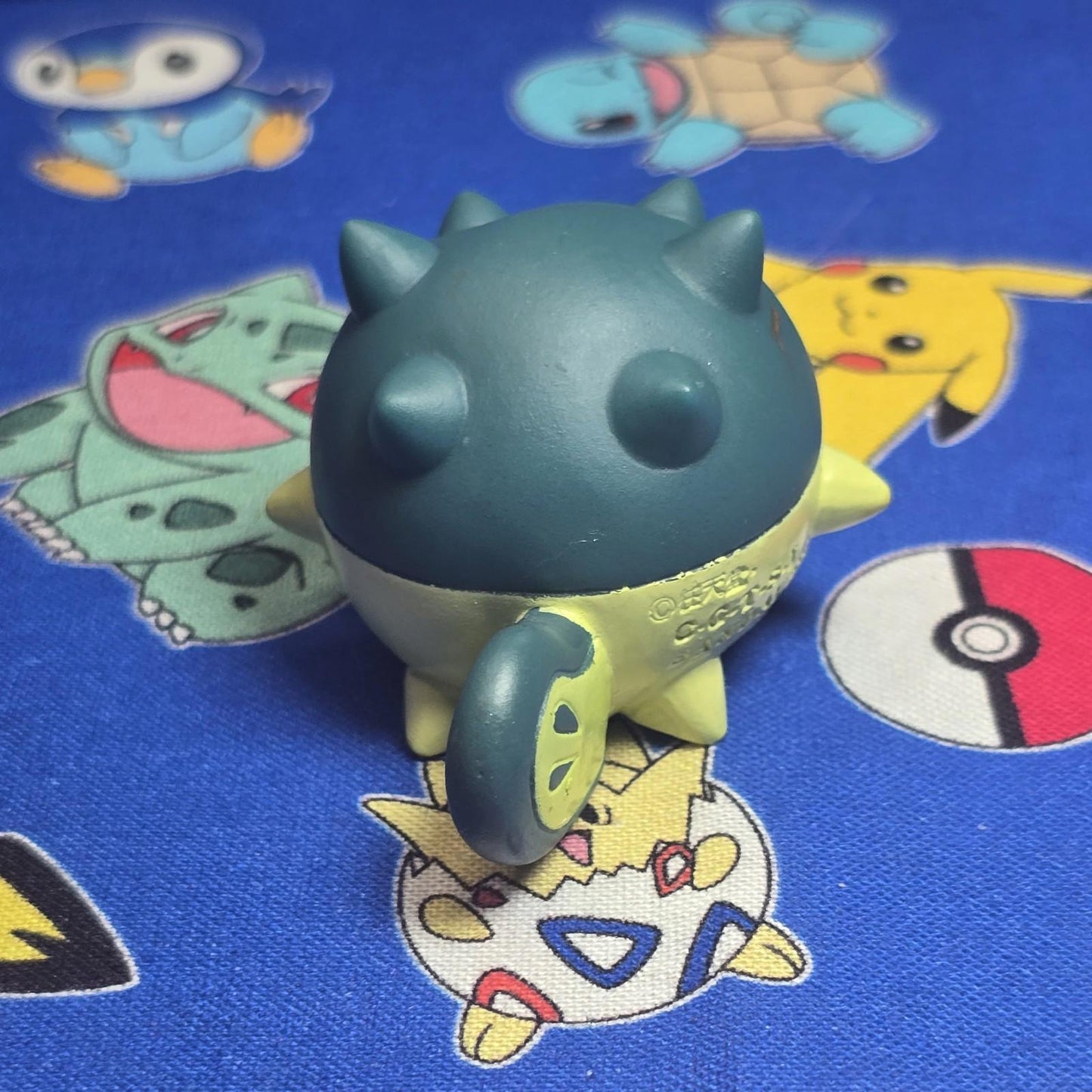 Pokemon Qwilfish Figure Finger Puppet 2001 Nintendo Bandai Vintage PVC Japan USA