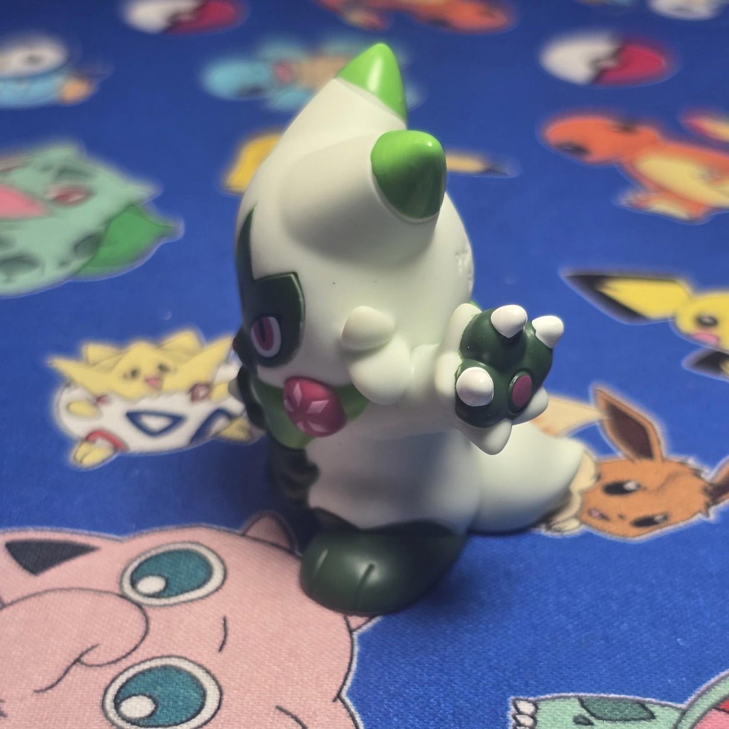 Pokemon Floragato Figure Finger Puppet 2024 Nintendo Bandai Japan Vintage USA